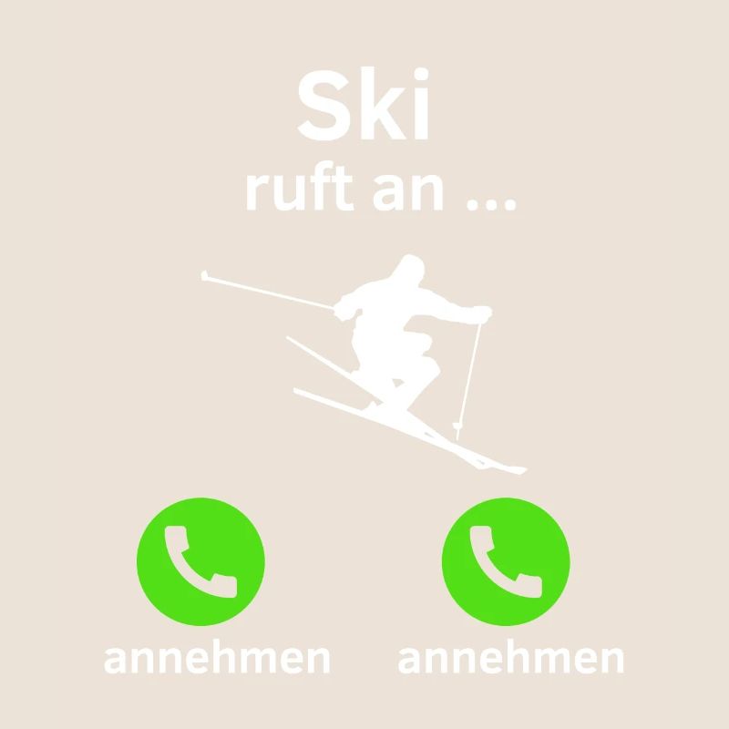 Ski ruft an - annehmen oder annehmen?