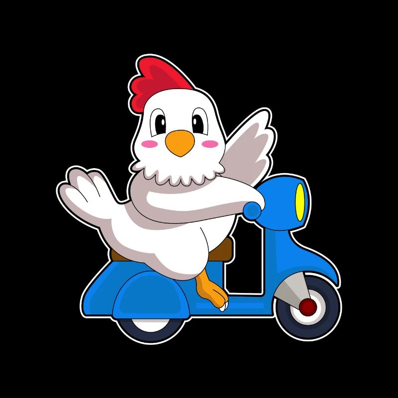 Huhn Motorroller