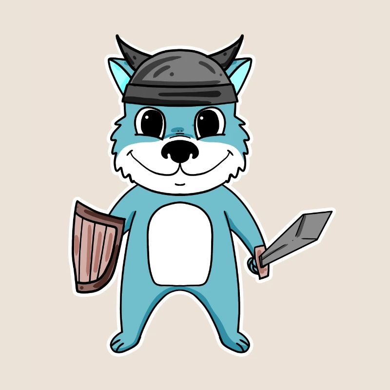Wikinger Wolf