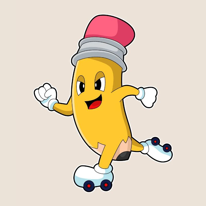 Pencil Roller Skates Inline Skating