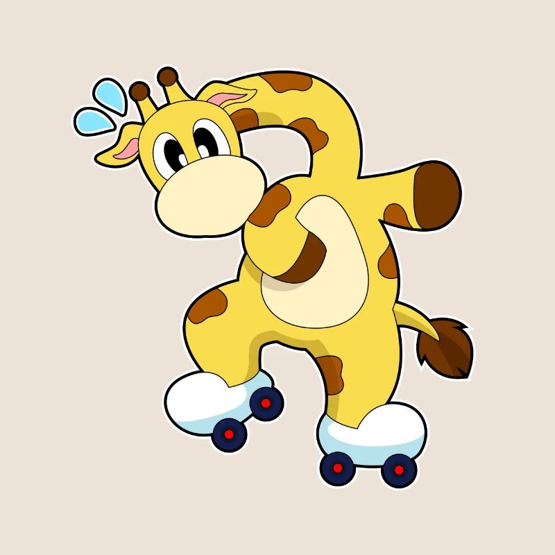 Giraffe Rollschuhe Inline Skating
