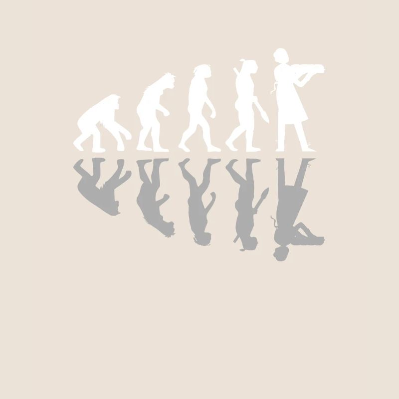 Human Evolution Funny Baking Baker Humor Culinary