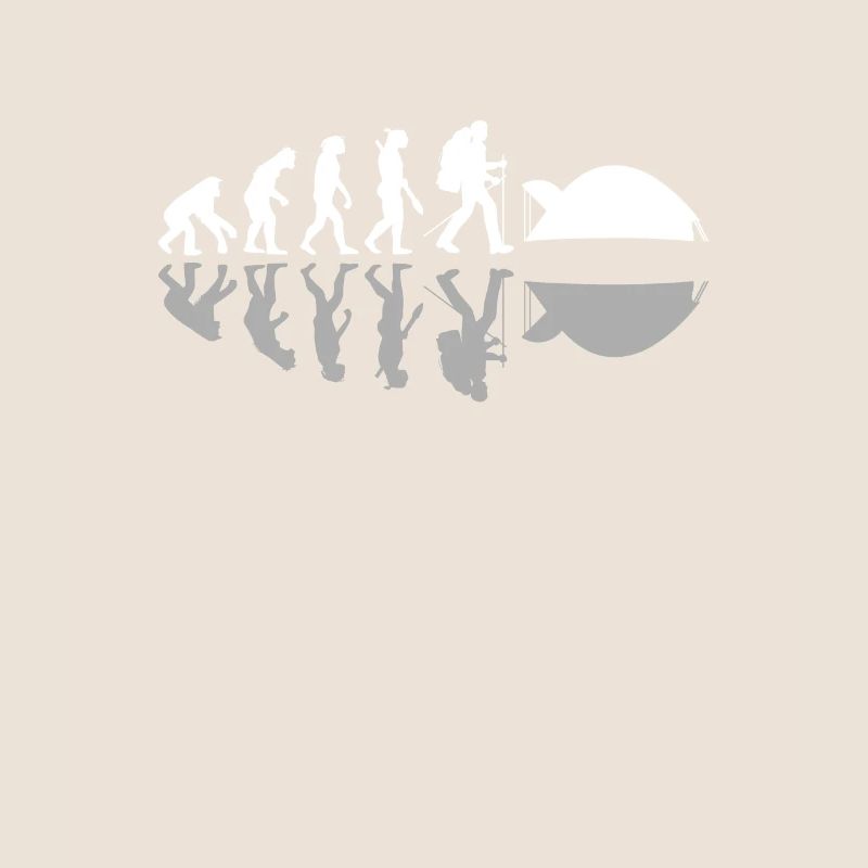 Human Evolution Drôle Camping Camper Aventure