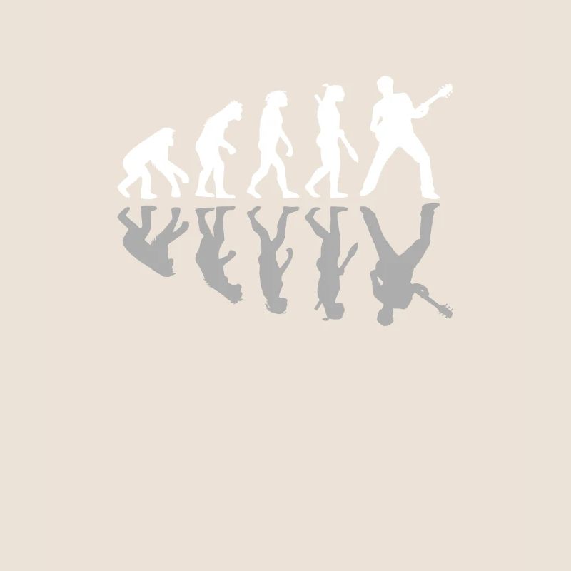 Guitariste Human Evolution Musicien Guitariste