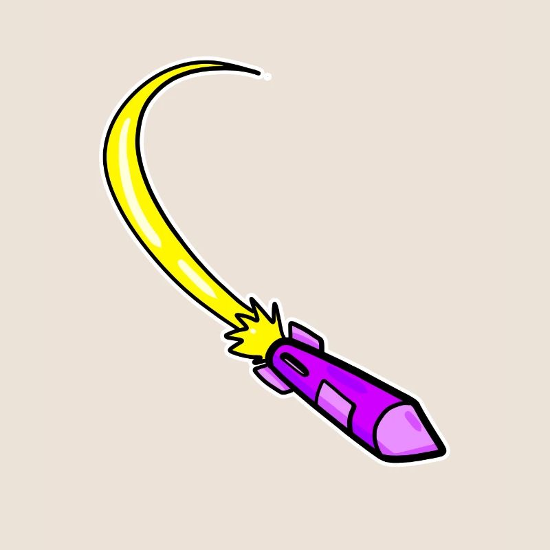 Fusée violette