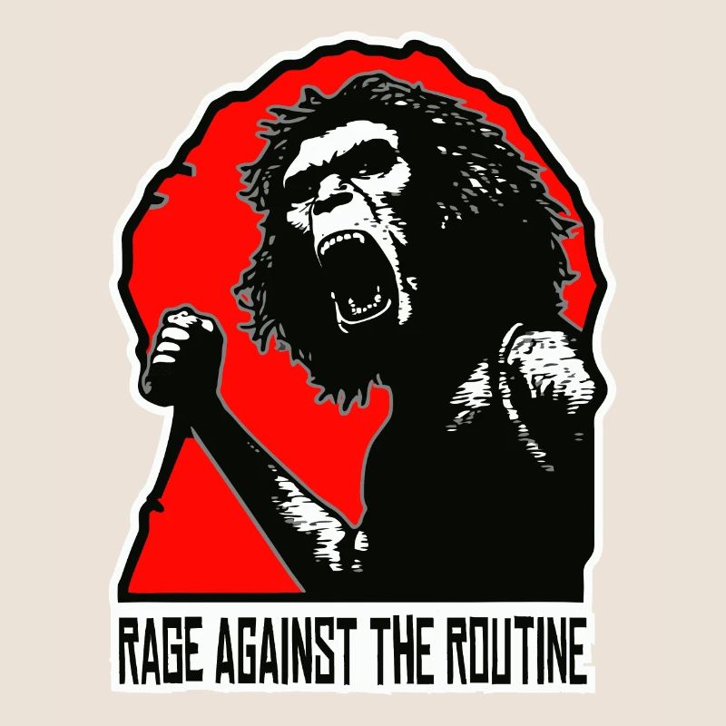 Homo erectus - Anger against routine