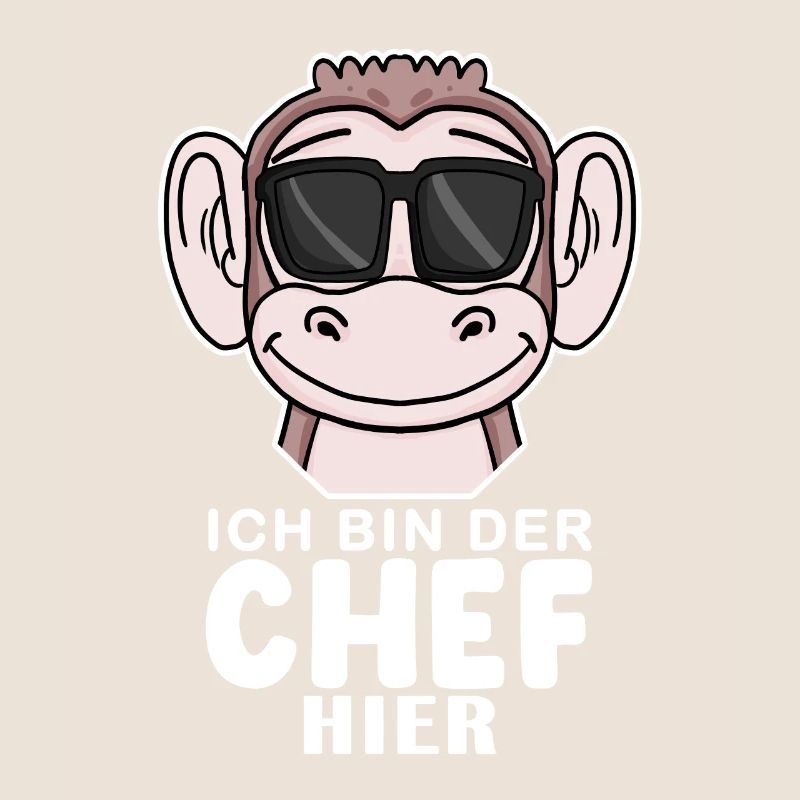 Cool Affe Chef Spruch Sonnenbrille