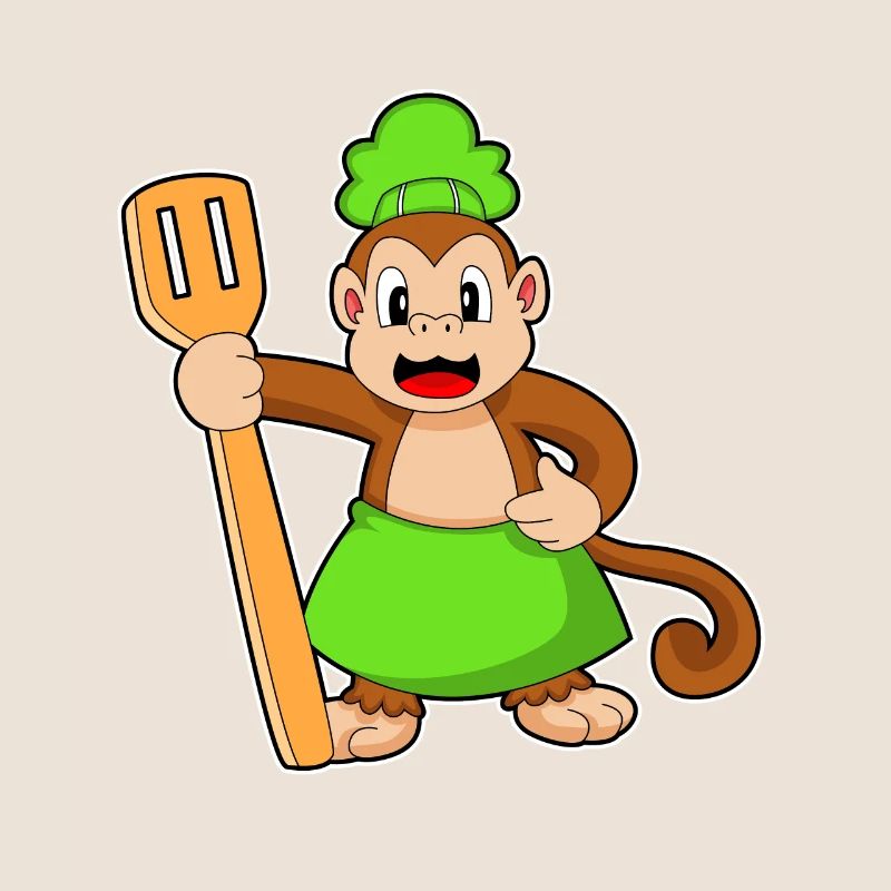 Spatule de cuisson Monkey