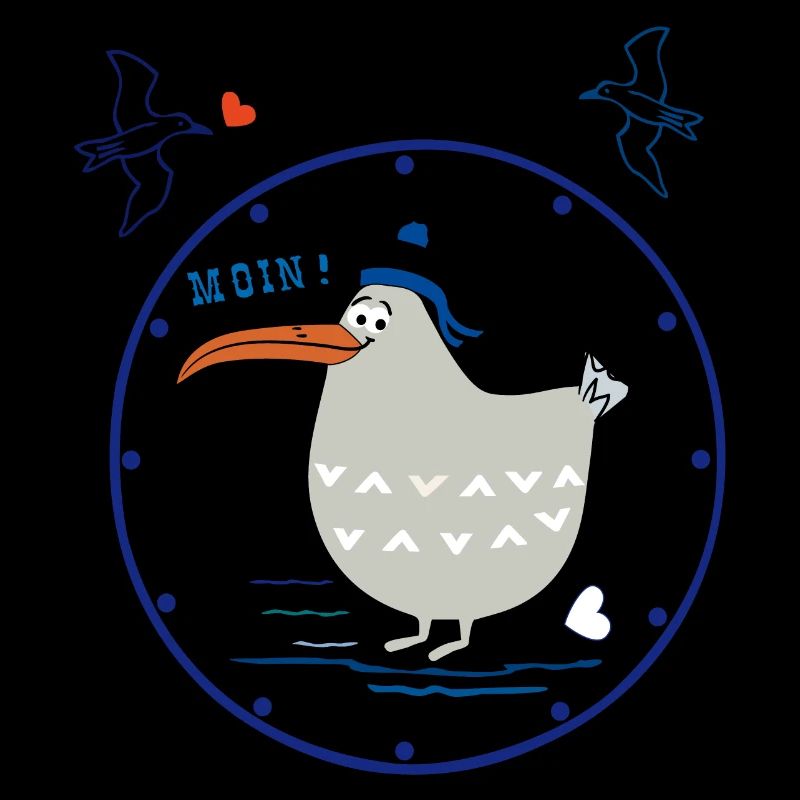 Moin, maritim, Möwe