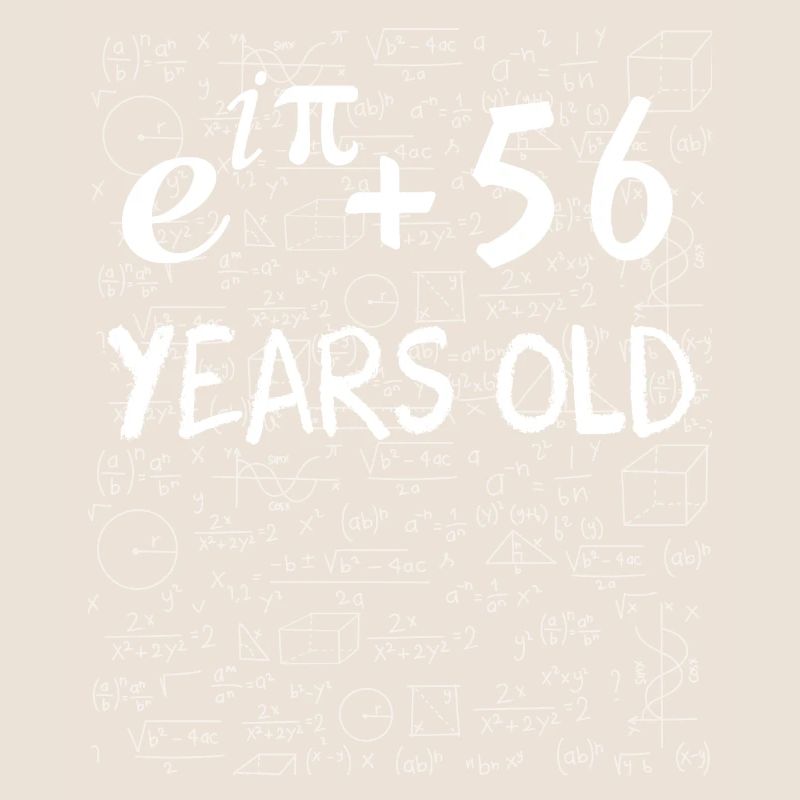 55th birthday 55 years Euler Identity math gift