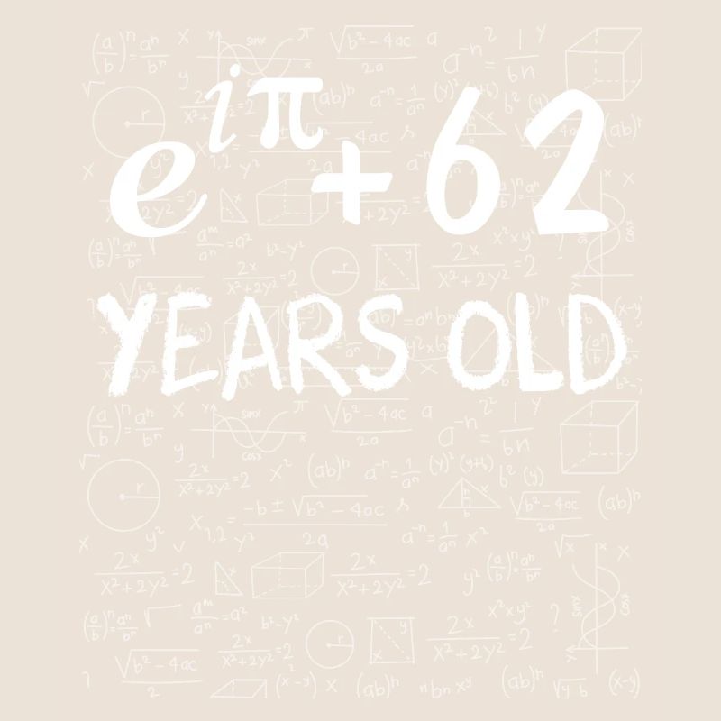 61st Birthday 61 Years Euler Identity Math Gift