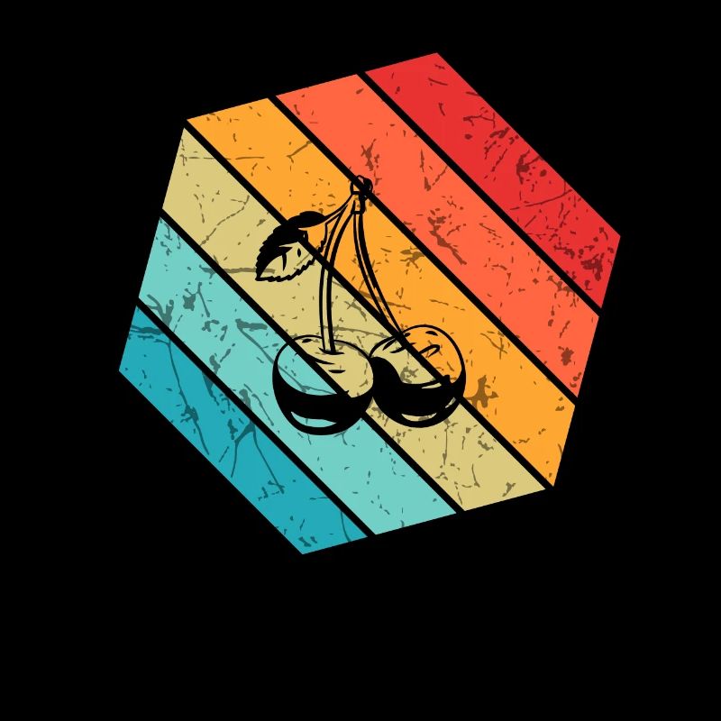 Cherry Retro Fruit Fruit Cherries