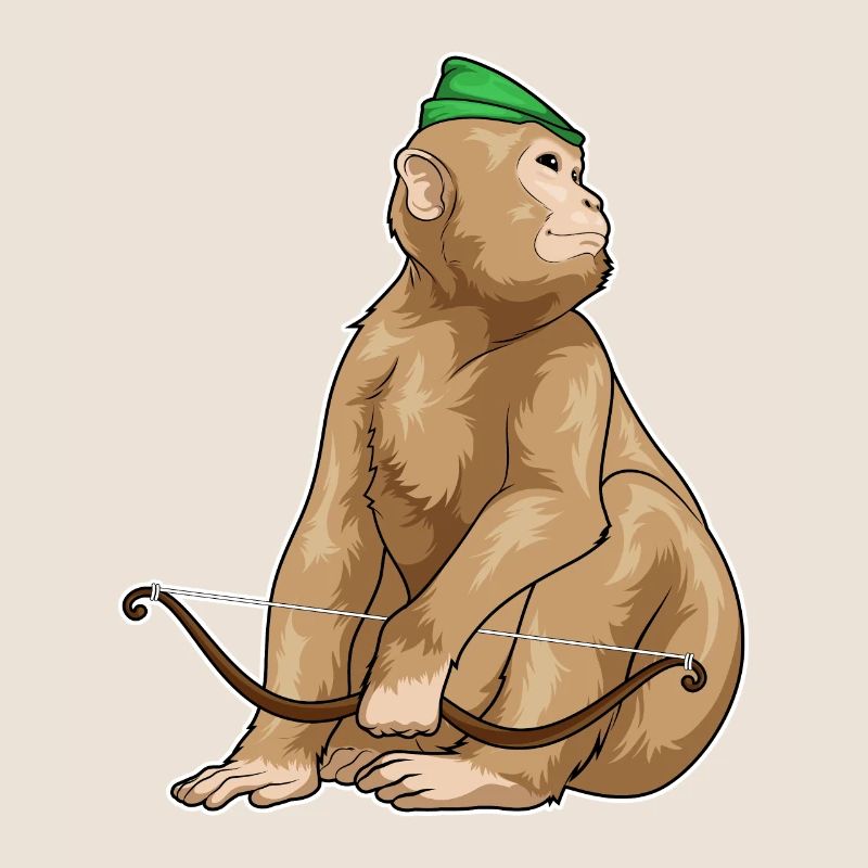 Monkey Archer Bow