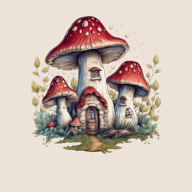 Aesthetic Cottagecore Goblincore, Toadstool Mushroom