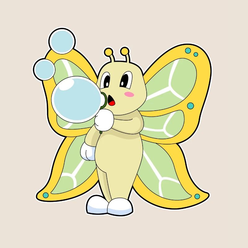 Butterfly Soap Bubbles