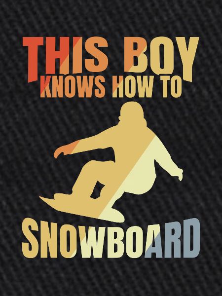 Garçon de snowboard