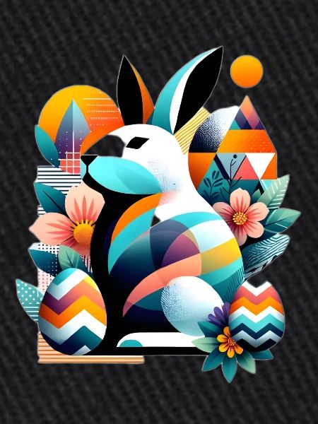 Graphismes de Pâques modernes