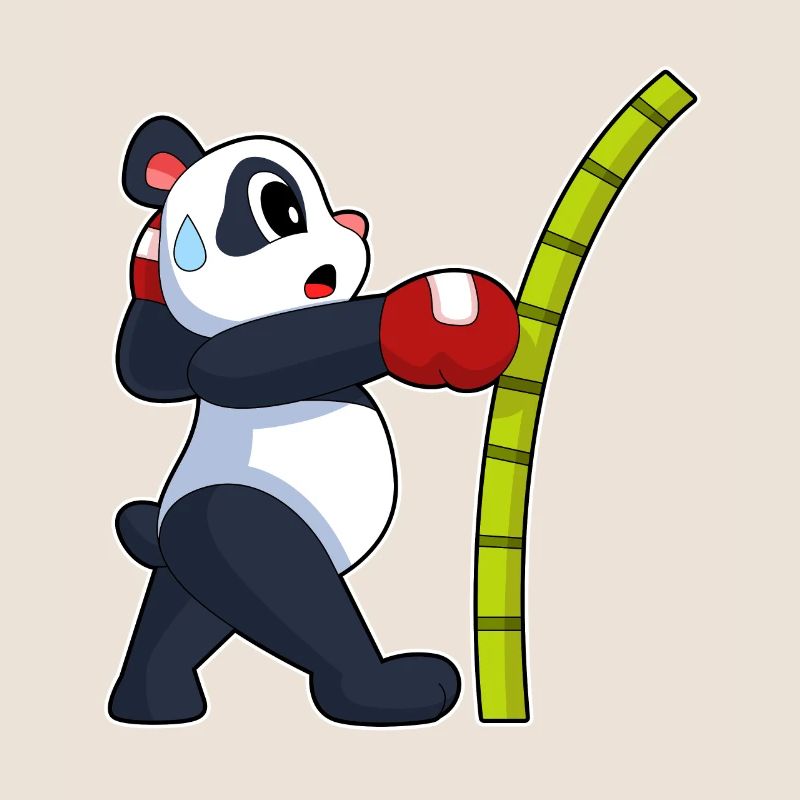Panda Boxer Boxing Gloves Boxing