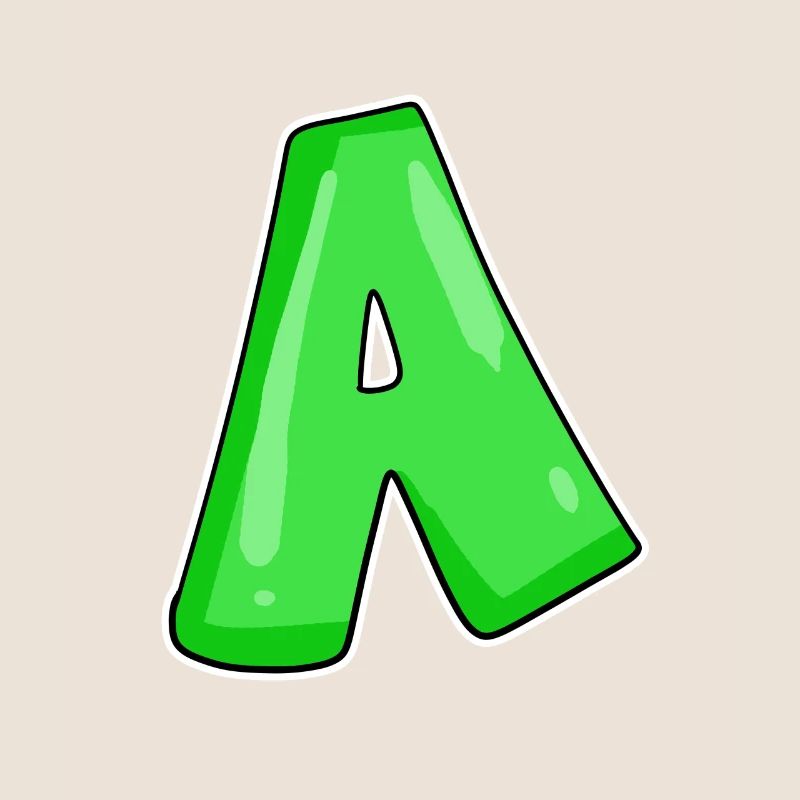 Buchstabe A Anfangsbuchstabe