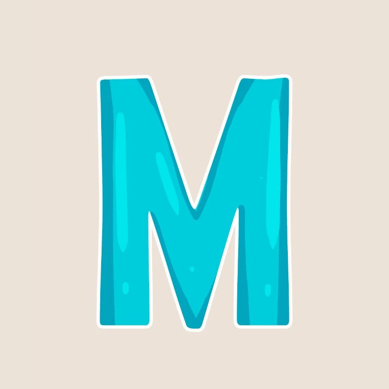 Lettre M Lettre initiale