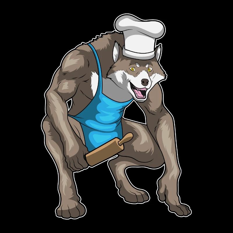 Werwolf Halloween Bäcker