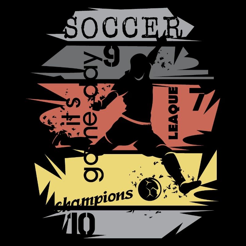 Soccer Germany Team Collage Ball Explosion