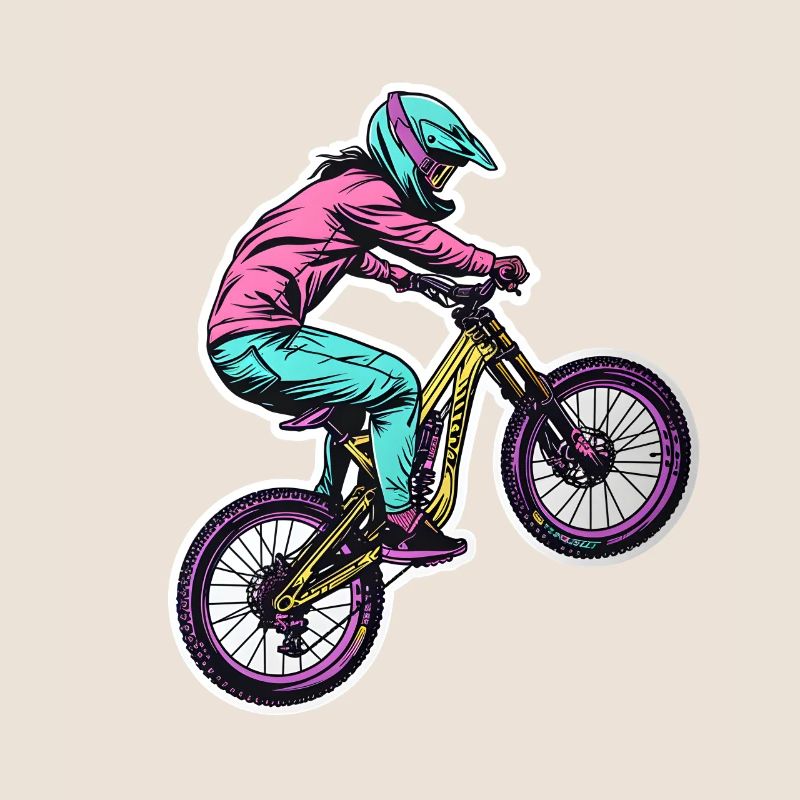 Mountainbikerin