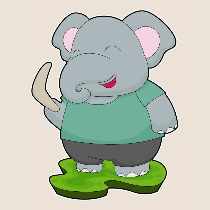 Éléphant Boomerang