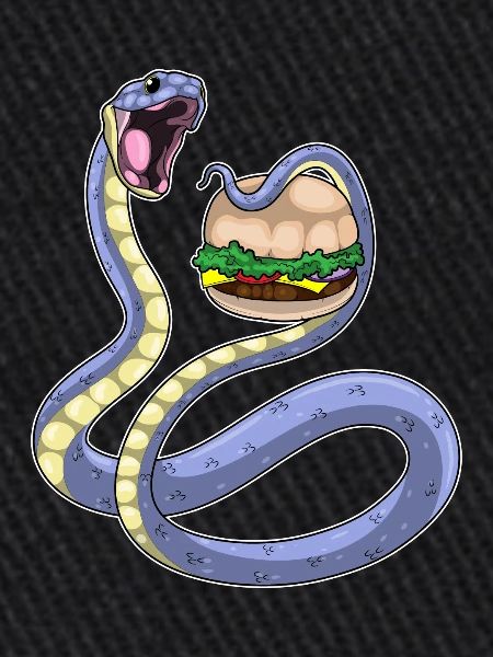 Cheeseburger serpent