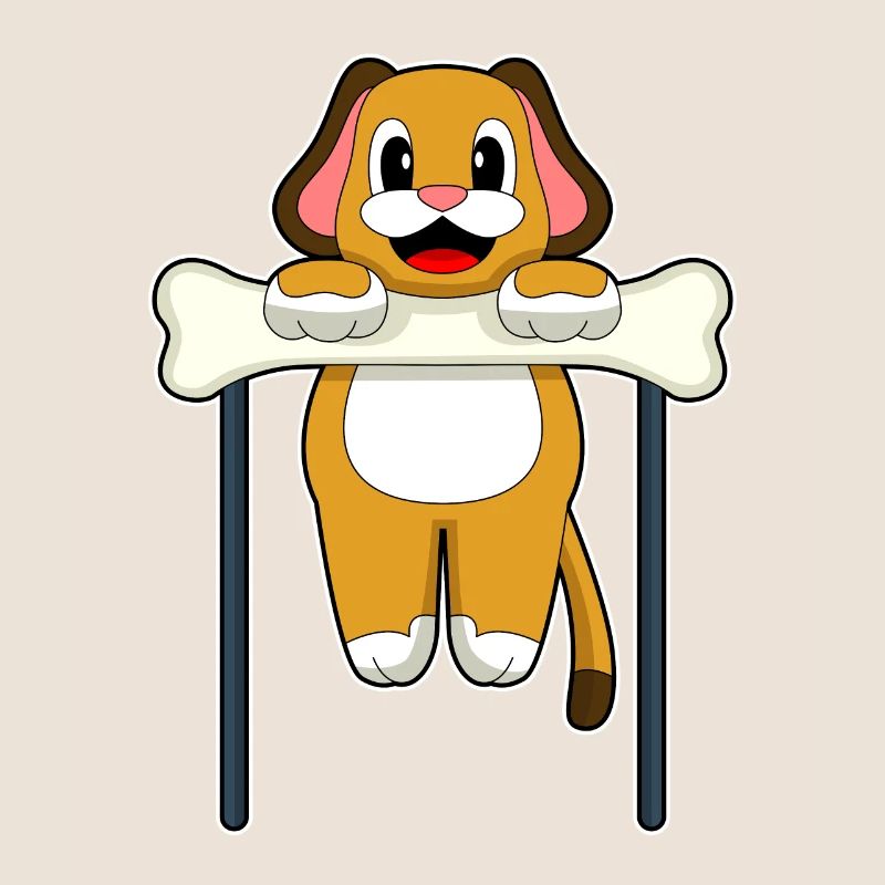 Dog Bodybuilder Pull-ups Bodybuilding