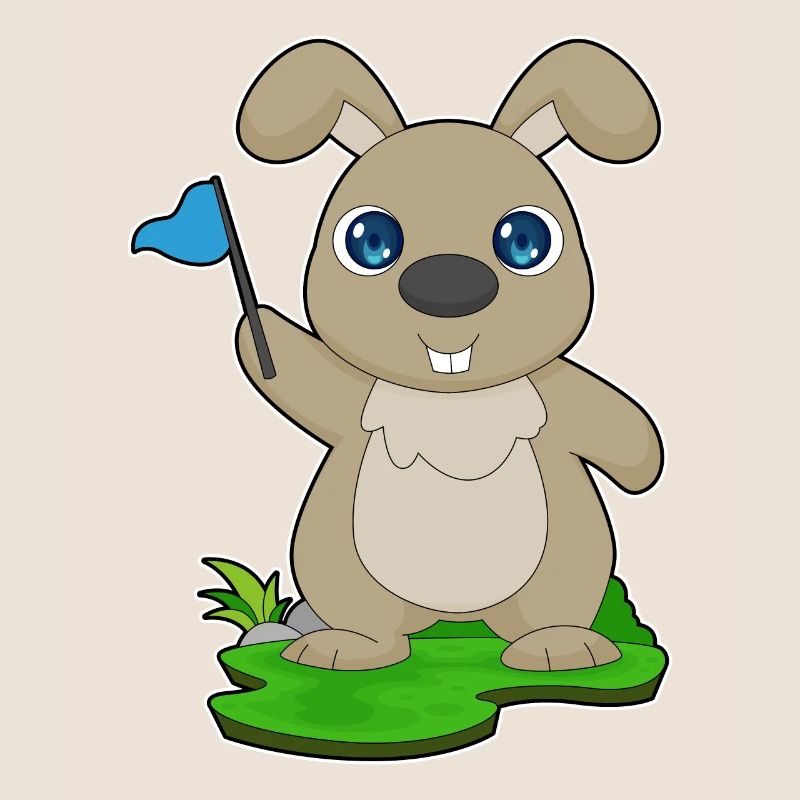 Drapeau du lapin