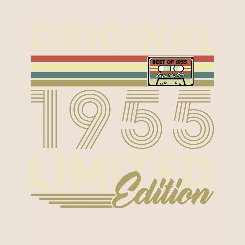 1955 Vintage Retro Geburtstagsgeschenk