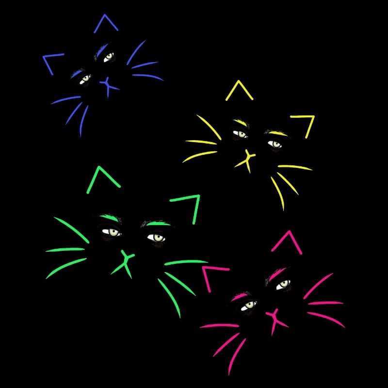 Katzengesicht Katzen Katze Mädchen Augen