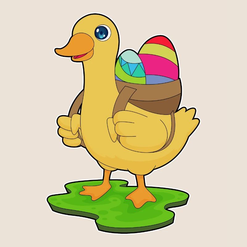 Duck Easter Easter Eggs