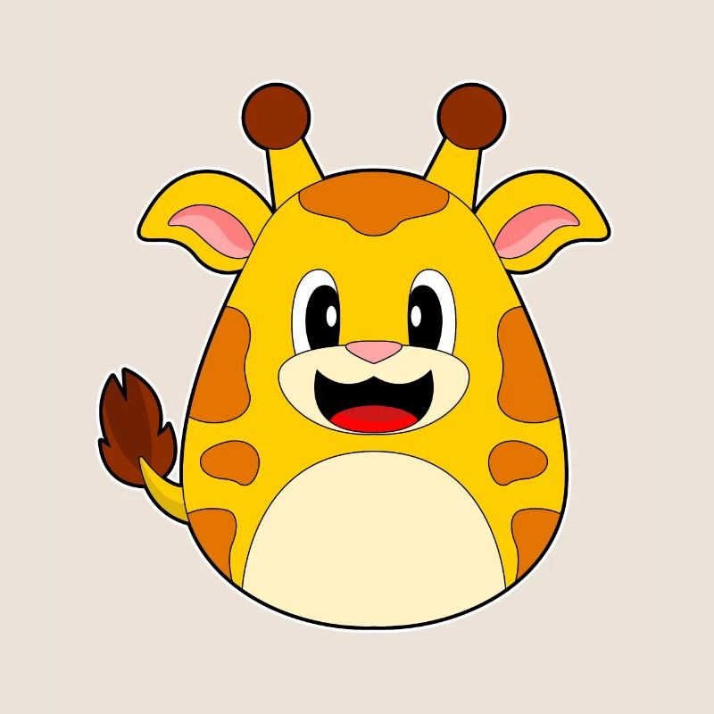 Giraffe Easter Easter Egg