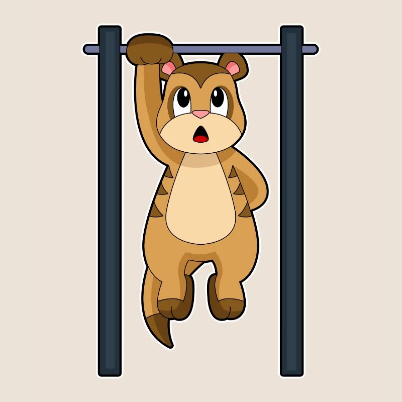 Suricate Bodybuilder Tractions Musculation