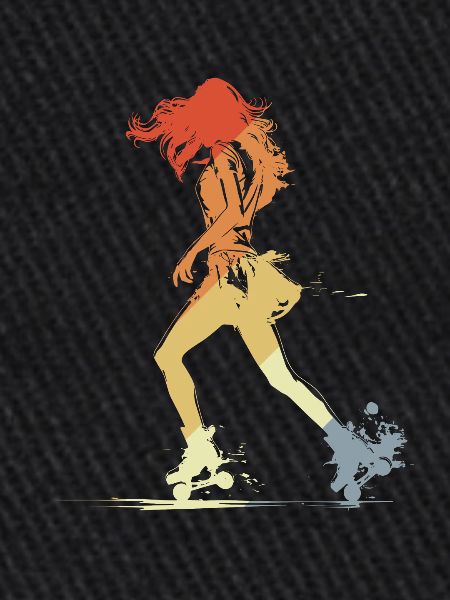 Roller Skating Girl Graphic
