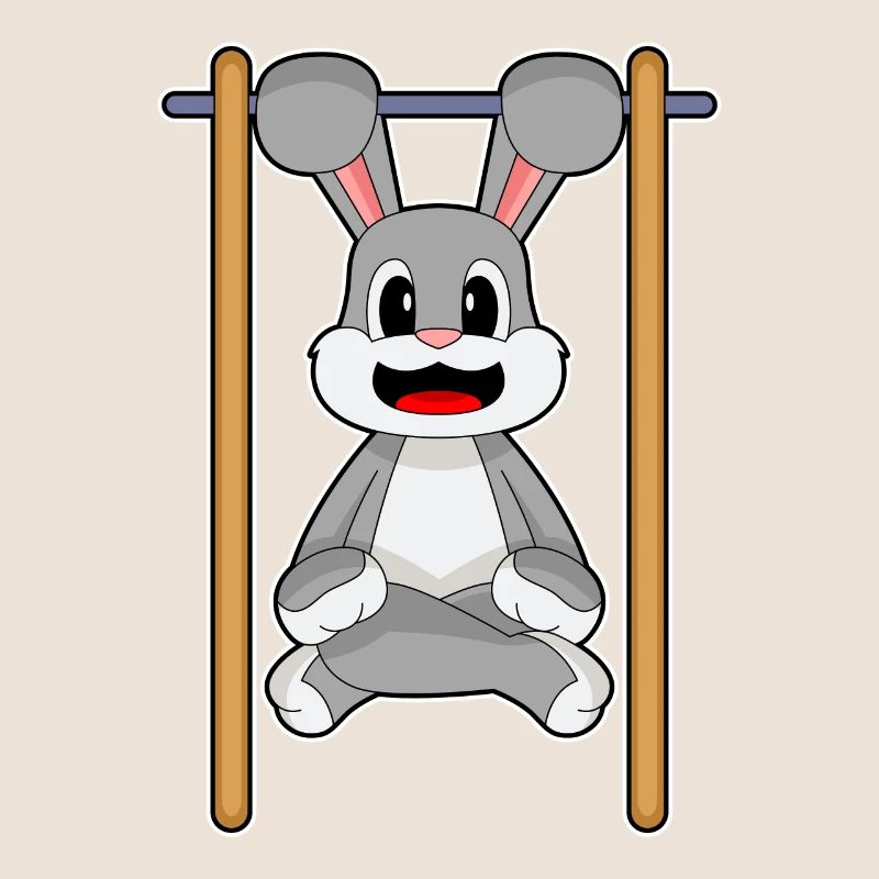 Bunny Bodybuilder Pull-ups Bodybuilding