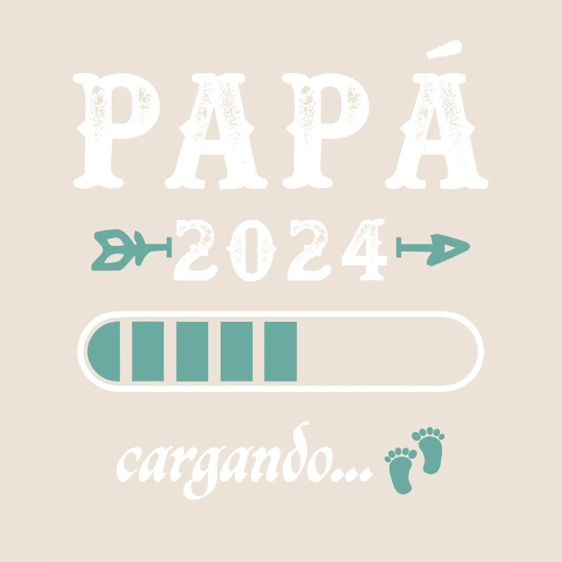 Papa 2024 Loading Geschenk Zukunft Vater