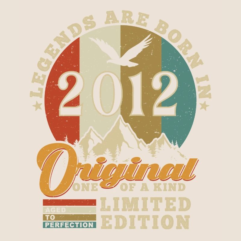 Original 2012 authentisches Geburtstagsgeschenk 2012