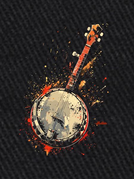Banjo Farbklecks