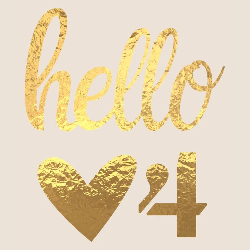 Hello 4 doré
