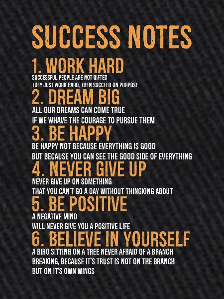 Success Notes