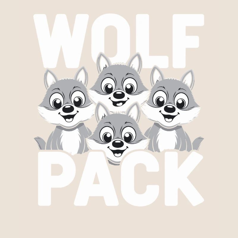 Wolf Group Design Meute de loups