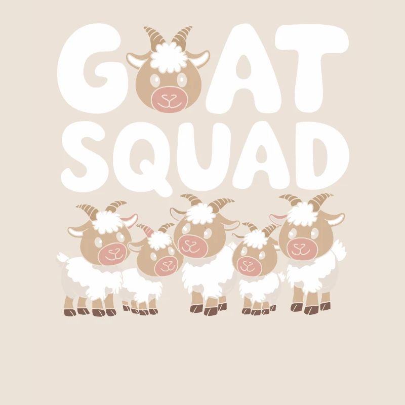 Groupes de chèvres Conception Goat Squad
