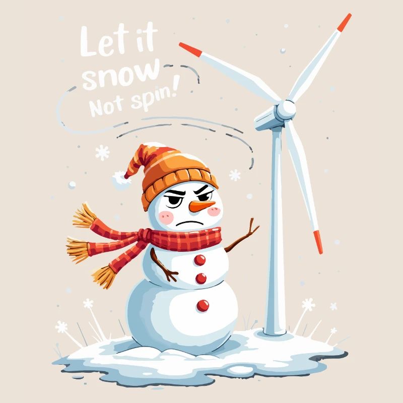Stop Wind Turbines - Let it Snow, Not Spin