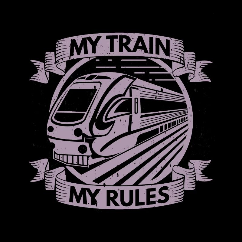 Conducteur de train Mon train Mes règles Trainspotting