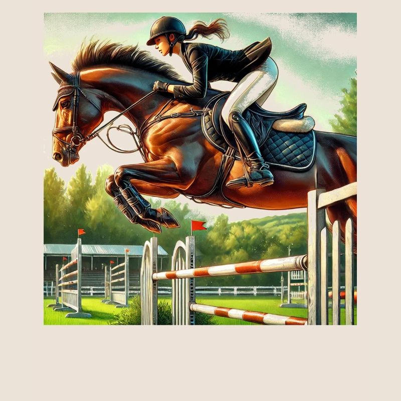 Cavalier de saut d’obstacles