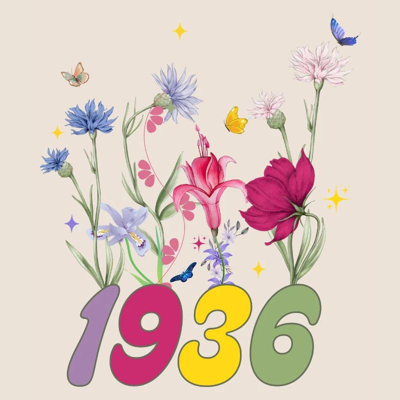 Année de naissance 1936 fleurs sauvages