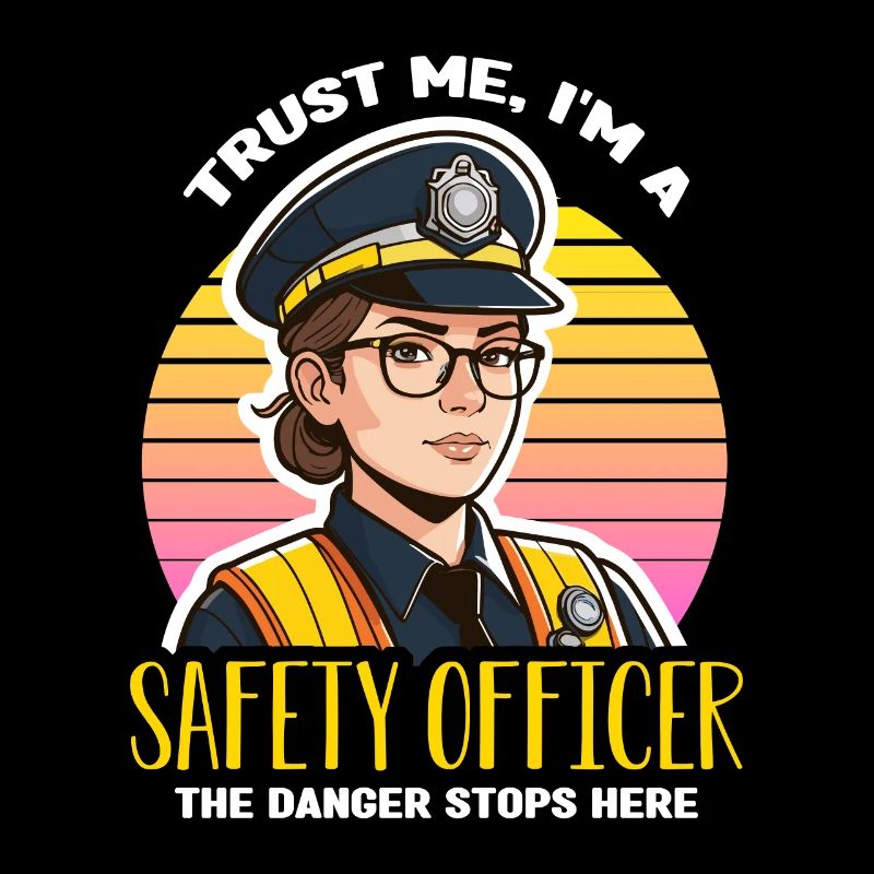 Agent de sécurité Faites-moi confiance, je suis un responsable de la sécurité